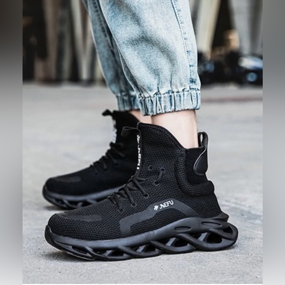 "JIEFU HighTop 850 Steel Toe Safety Work Shoes